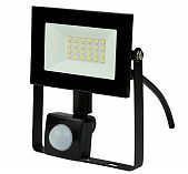 Прожектор светодиодный Uniel ULF-F62 Sensor UL-00007125, 30 Вт, IP54, датчик движения, 6500К, черный