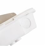 Светильник накладной Feron НБП 01-60-002 с решеткой 41404, 60 Вт, Е27, IP54, пластик, белый