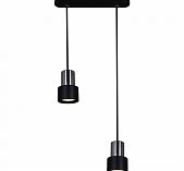 Светильник  точечный Reluce 16006-0.9-002IL GU10 BK подвесной, 30 Вт, 2 лампы, металл, черный