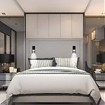 Светильник настенный IN HOME NOTA P1хGU10-NL-BL под лампу 4690612060224, с выключателем, черный