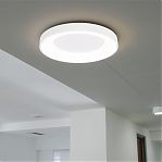 Светильник светодиодный AMBRELLA FZ1401 WH IP20, 48 Вт, белый, пульт ДУ, 3000-6500K теплый-холодный свет