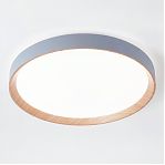 Светильник светодиодный AMBRELLA FZ1320 GR/LWD IP20, 41 Вт, дерево, пульт ДУ, 3000-6400K теплый-холодный свет