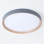 Светильник светодиодный AMBRELLA FZ1320 GR/LWD IP20, 41 Вт, дерево, пульт ДУ, 3000-6400K теплый-холодный свет