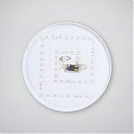 Светильник светодиодный AMBRELLA FZ1322 GR/LWD IP20, 60 Вт, дерево, пульт ДУ, 3000-6400K теплый-холодный свет