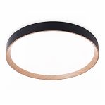 Светильник светодиодный AMBRELLA FZ1324 BK/LWD IP20, 41 Вт, дерево, пульт ДУ, 3000-6400K теплый-холодный свет