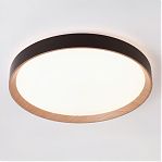 Светильник светодиодный AMBRELLA FZ1326 BK/LWD IP20, 60 Вт, дерево, пульт ДУ, 3000-6400K теплый-холодный свет