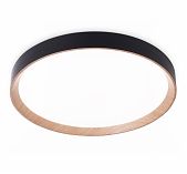 Светильник светодиодный AMBRELLA FZ1326 BK/LWD IP20, 60 Вт, дерево, пульт ДУ, 3000-6400K теплый-холодный свет