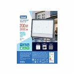 Прожектор светодиодный Uniel ULF-F52D, 200W, дневной свет 6500K, IP65, угол 90 градусов, серый
