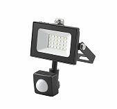 Прожектор светодиодный General GTAB-20BT-IP65-6500-IFR, 20 Вт, 6500К, IP65, датчик движения, черный