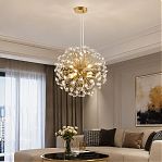 Светильник потолочный Illumico IL5006-9PPA-26 GD BOND, G9, 360 Вт, 9 ламп, прозрачный