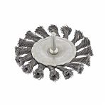 Щетка для дрели Сибртех 744327, плоская со шпилькой, 100 мм