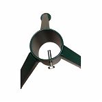 Подставка для Елки, диаметр отверстия 50 мм, 3 ножки, высота 180 мм, металл, не разборная, цвет зеленый