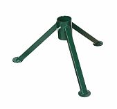 Подставка для Елки, диаметр отверстия 50 мм, 3 ножки, высота 180 мм, металл, не разборная, цвет зеленый