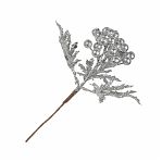 Ветвь декоративная, серебро 22х17 см SYJFYA- 0923071S 