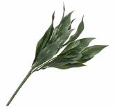 Цветок искусственный декоративный Ветвь, зеленый, 40 см