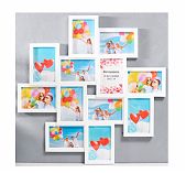 Фоторамка-коллаж Platinum на 12 фото 10х15 см белый