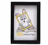 Фоторамка Keep memories L-3 4310369 10х15 см, пластик, чёрная