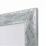 Фоторамка Miram 651629-6 15х21 см, пластик, пластиковый экран, серебристая