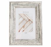 Фоторамка Miram 642653-4 10х15 см, пластик, пластиковый экран, серый