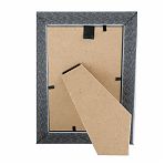 Фоторамка Miram 642653-4 10х15 см, пластик, пластиковый экран, серый