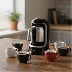 Кофеварка электрическая Brayer BR1145, сетевая, черная, 500 мл, 800 Вт