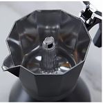 Кофеварка гейзерная Apollo APL-06 алюминий 0.3 л, 6 порций, индукция