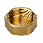 Заглушка резьбовая ВР 3/4" внутренняя резьба, латунь, для радиаторов