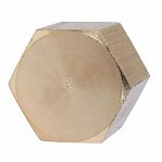 Заглушка резьбовая ВР 3/4" внутренняя резьба, латунь, для радиаторов