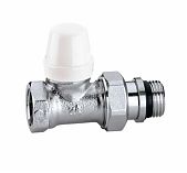 Вентиль запорный Caleffi 432503, прямой, нижний, для стальных труб, 3/4"