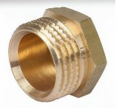 Заглушка резьбовая НР 1/2" наружная резьба, латунь, для радиаторов
