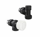Набор термостатический осевой Royal Thermo Design RATVDO11212BL, 1/2 дюйма, М30х1.5, черный