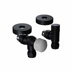 Набор термостатический осевой Royal Thermo Design Pro RATVXO11215BL, 15 мм, М30х1.5, черный