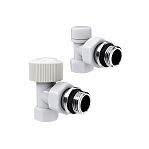 Набор термостатический угловой Royal Thermo Design RATVDU11212WH, 1/2 дюйма, М30х1.5, белый