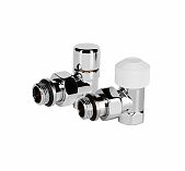 Набор термостатический угловой Royal Thermo Design RATVDU11212CH, 1/2 дюйма, М30х1.5, хром
