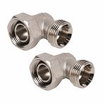 Набор нижнего подключения Royal Thermo RTE 07.0021 угловой раздельный 3/4"х3/4 евроконус