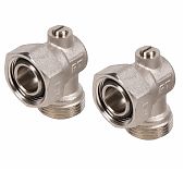 Набор нижнего подключения Royal Thermo RTE 07.0021 угловой раздельный 3/4"х3/4 евроконус
