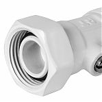 Набор нижнего подключения Royal Thermo RANPP13434WH прямой раздельный 3/4"х3/4" евроконус, белый