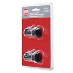 Набор нижнего подключения Royal Thermo RANPP13434BL прямой раздельный 3/4"х3/4" евроконус, черный