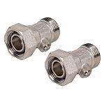 Набор нижнего подключения Royal Thermo RTE 07.0020 прямой 3/4"х3/4" евроконус