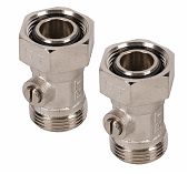Набор нижнего подключения Royal Thermo RTE 07.0020 прямой 3/4"х3/4" евроконус