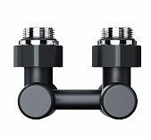 Узел нижнего подключения Royal Thermo Design НС-1701228 угловой, 1/2" х 3/4" EK, черный