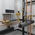 Воздухоотводчик автоматический Flamco Flovent 27720, R 3/8" M, с отсечным клапаном