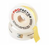 ФУМ лента Profactor 19х0,25 мм, 15 м, желтая
