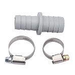 Соединитель MasterProf ИС.1131469, 19/22, в комплекте с хомутами, для сливных шлангов