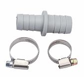 Соединитель MasterProf ИС.1131469, 19/22, в комплекте с хомутами, для сливных шлангов
