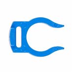 Фиксатор трубки в фитинге Аквабрайт WA-LC0004BU-1 1/4", пластик, синий
