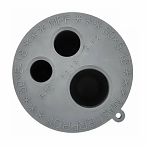 Манжета дренажная MPF, ТЭП, термоэластопласт, диаметр 50 мм, серая