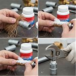 Паста уплотнительная Masterpak для резьбовых соединений, белый, 70 гр.