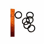 Прокладка уплотнительная ПАВ20, диаметр 20 мм, резиновая, на американку, выпуклая