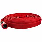Шланг для полива Feona 3/4" в48554 брандспойт, высокопрочный, тканевый с латунными фитингами, длина 17.5 м